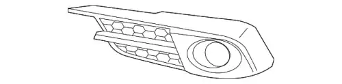 GARNISH, L. FR. BUMP 71108TEAT10 HONDA