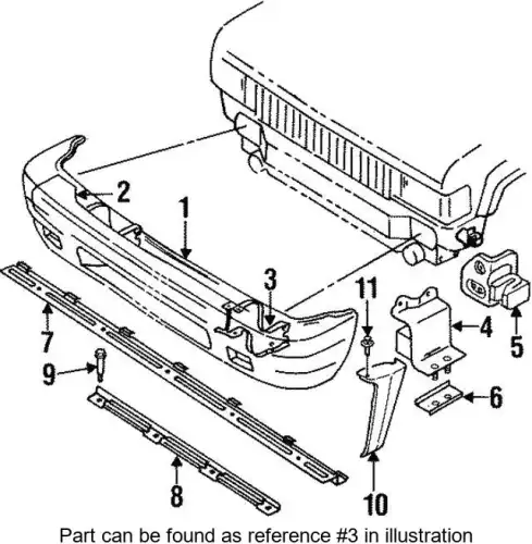 КРОНШТЕЙН БАМПЕРА 8978113680 ISUZU
