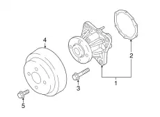 1300A108 ПРОКЛАДКА ПОМПЫ MITSUBISHI