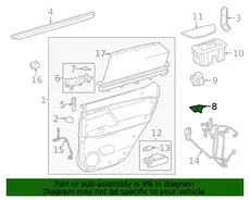 Ручка двери TOYOTA / LEXUS 6928348010E0