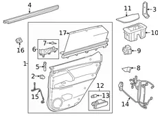 Ручка двери TOYOTA / LEXUS 6928348010E0
