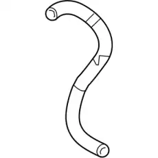 HOSE A, WATER LOWER 195025AAA00 HONDA
