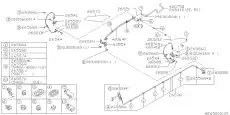 26522AA020 ТРУБКИ ТОРМОЗНОЙ СИСТЕМЫ SUBARU