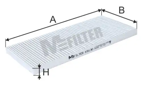 Салонный фильтр MFILTER K9130
