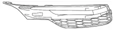 GARNISH, R. FR. FOG 71102T2FA61 HONDA