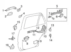 Ручка двери TOYOTA / LEXUS 6922760060A1