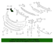 86551A9000 КРОНШТЕЙН ПЛАСТИКОВЫЙ MOBIS