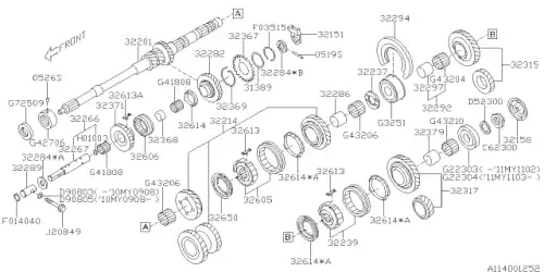 GUIDE-OIL RR CASE 32158AA090 SUBARU