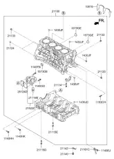 211422G001 МАСЛЯНАЯ ФОРСУНКА ДВИГАТЕЛЯ MOBIS