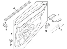 Ручка двери NISSAN 809453TA0B
