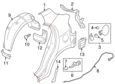 БРЫЗГОВИК HYUNDAI/KIA 868421W700 MOBIS