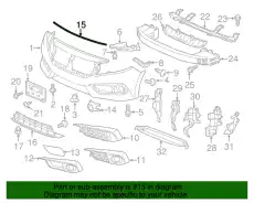  НАКЛАДКА НА БАМПЕР (71106-TBA-A00) HONDA