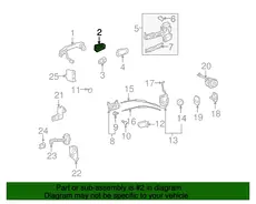 Ручка двери TOYOTA / LEXUS 6921730080A0