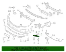  86513A9000 BRACKET, PLASTIC MOBIS