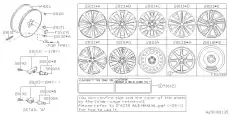 28193FJ000 КОЛПАЧОК НИПЕЛЯ ШИНЫ SUBARU