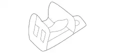 КРОНШТЕЙН ГЛУШИТЕЛЯ B25G64393 MAZDA