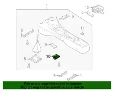 КРОНШТЕЙН ГЛУШИТЕЛЯ B25G64393 MAZDA