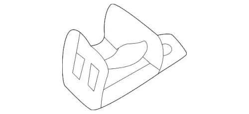 КРОНШТЕЙН ГЛУШИТЕЛЯ B25G64393 MAZDA