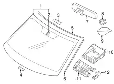 УПЛОТНИТЕЛЬ СТЕКЛА MR155842 MITSUBISHI