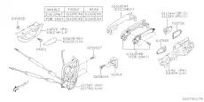 ПРОКЛАДКА РЕЗИНОВАЯ 61252CA010 SUBARU