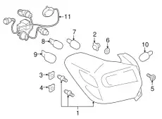 КУЗОВНОЙ УПЛОТНИТЕЛЬ 84940FJ030 SUBARU