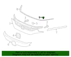 91504TBAA01 Клипса HONDA