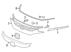 91504TBAA01 Клипса HONDA