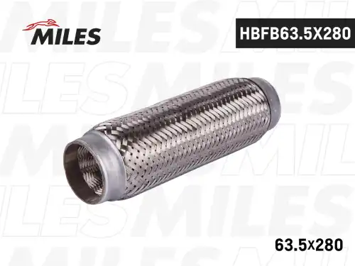 Гофра глушителя MILES HBFB63.5X280 L= d=