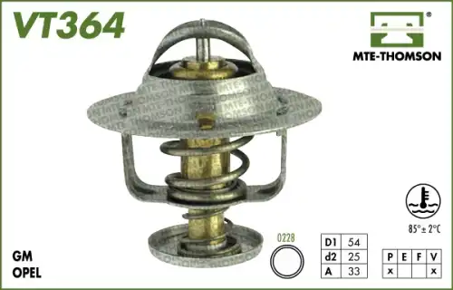 Термостат системы охлаждения MTE-THOMSON VT36489