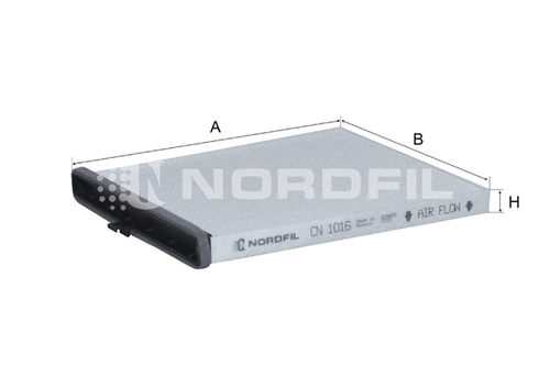 Салонный фильтр NORDFIL CN1016
