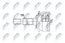 ШРУС наружный NTY NPZ-PL-035