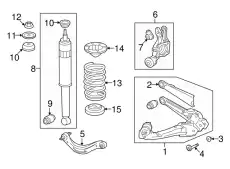 Рычаг подвески HONDA 52210SNHA00