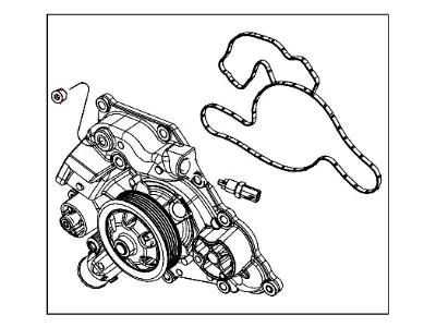 ПОМПА ВОДЯНАЯ 53022340AF CHRYSLER