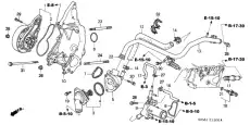 ПОМПА ВОДЯНАЯ 19200PNA003 ACURA