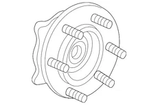 Ступица CADILLAC 15772838
