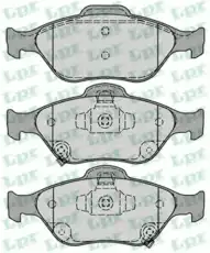 Тормозные колодки дисковые LPR 05P1283
