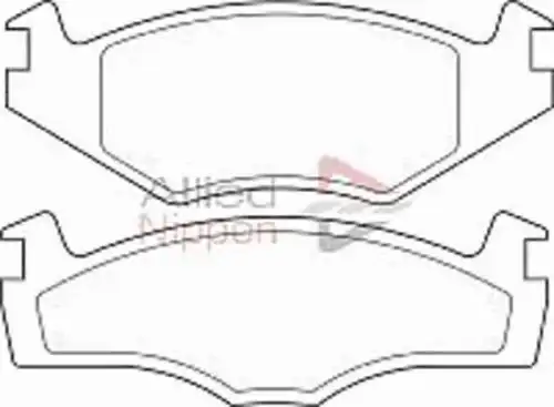 колодки дисковые торм. перед. VW ADB0703 COMLINE