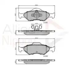 колодки дисковые торм. перед. Ford ADB0899 COMLINE