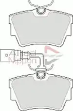колодки дисковые торм. задн. VW ADB11151 COMLINE