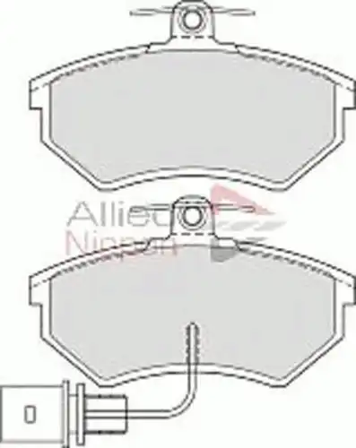 колодки дисковые торм. перед. Audi ADB1736 COMLINE