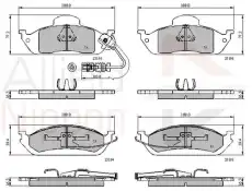 колодки дисковые торм. перед. MB ADB1911 COMLINE
