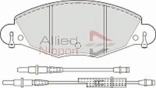 колодки дисковые торм. перед. Citr ADB21121 COMLINE