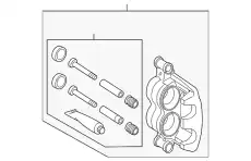 Caliper !Right \19>23 MB Sprinter 1500 2.0L L4 9074212200