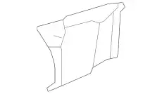 Wheelhouse Panel !Rear Left \19>23 MB Sprinter 1500 2.0L L4 9076371500