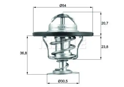 Термостат системы охлаждения BEHR TX 5 88D