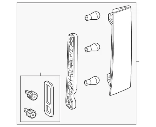 Tail Lamp Assembly !Rear Left \19>23 MB Sprinter 1500 2.0L L4 9108200200