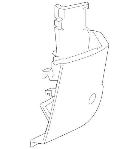 90788536009K83 End Panel !Rear Right \19>23 MB Sprinter 1500 2.0L L4