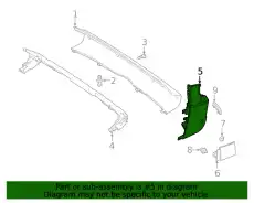 End Panel !Rear Right \19>23 MB Sprinter 1500 2.0L L4 90788543009678