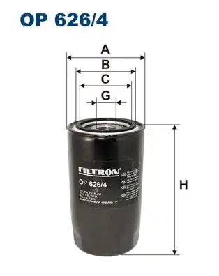 Фильтр масляный FILTRON OP 626/4