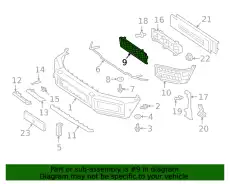 Решетка радиатора MB 463 885 77 01